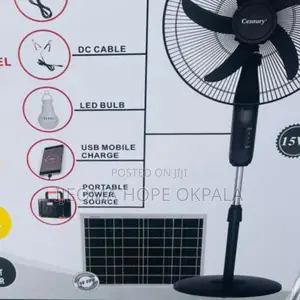 Century 18" Dc & Ac Fan With Led Light