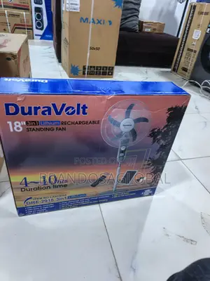 Duravolt 18 Inches 3in1 Lithium Rechargeable Fan[Drf2918]Portable Unit