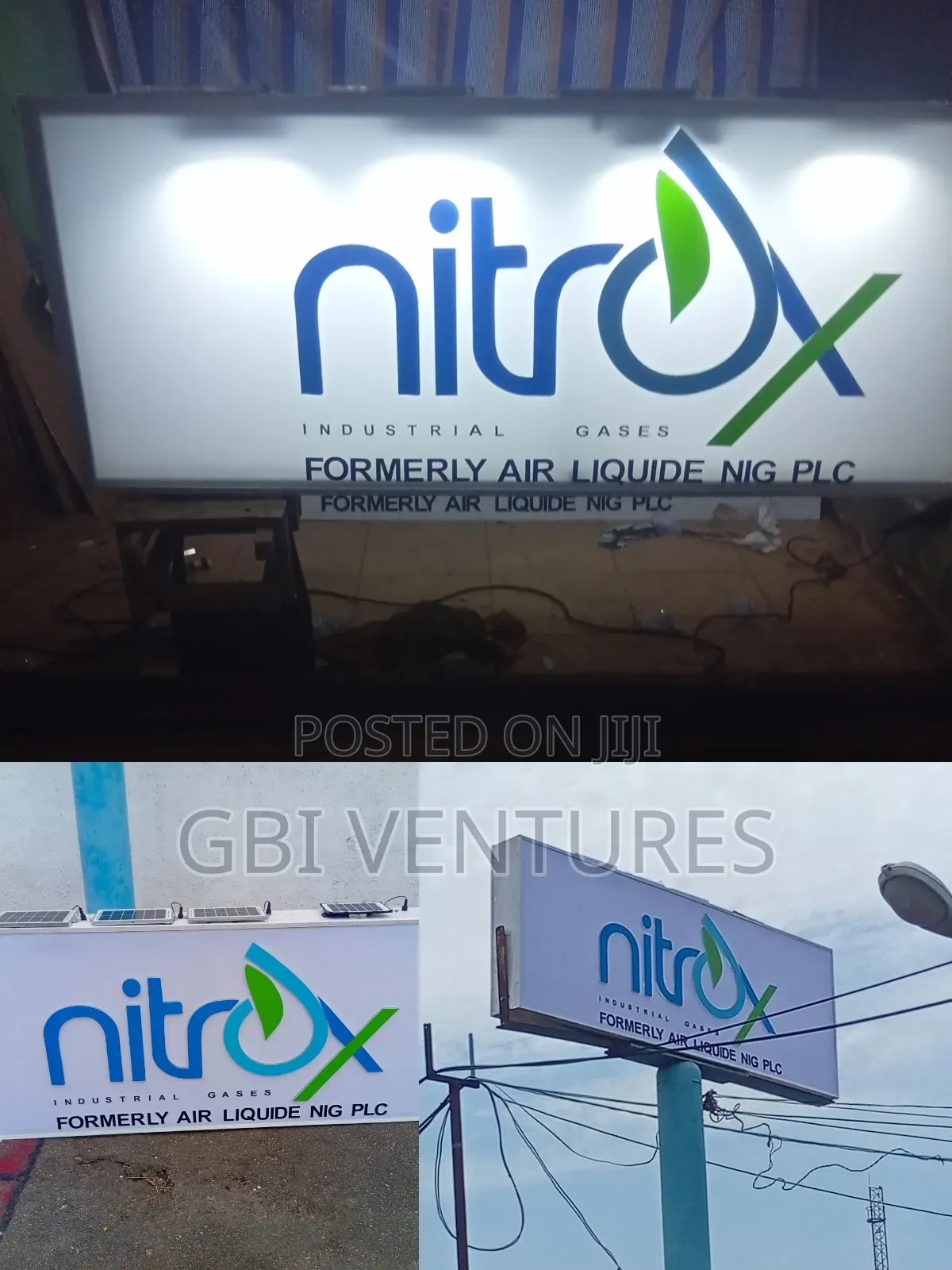 Custom Solar Sign