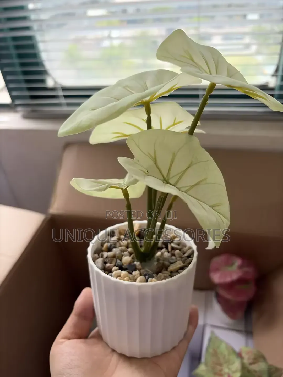 6 Flowers With Vase Home Decor