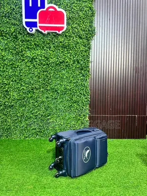 Durable Navy Blue Soft Shell Luggage Set