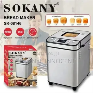 Sokany 700w Automatic Bread Maker Sk-08146 – 1kg Capacity