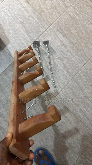 Wooden And Iron Bag Hanger