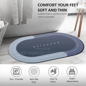 3.5mm Round Super Absorbent Quick Dry Soft Bathroom Mat