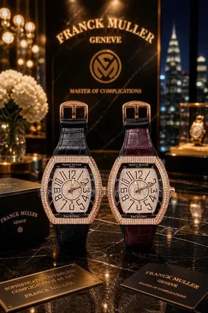 Frank Muller Leather Watch
