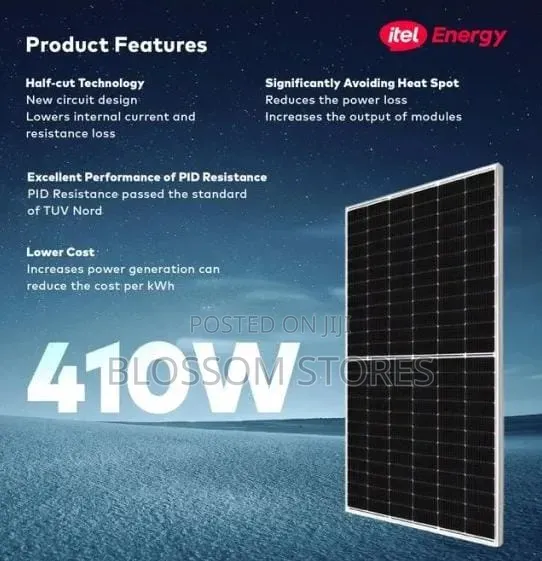 Itel 410w Solar Panel