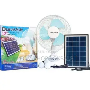Duravolt Duravolt 12" Solar Table Fan