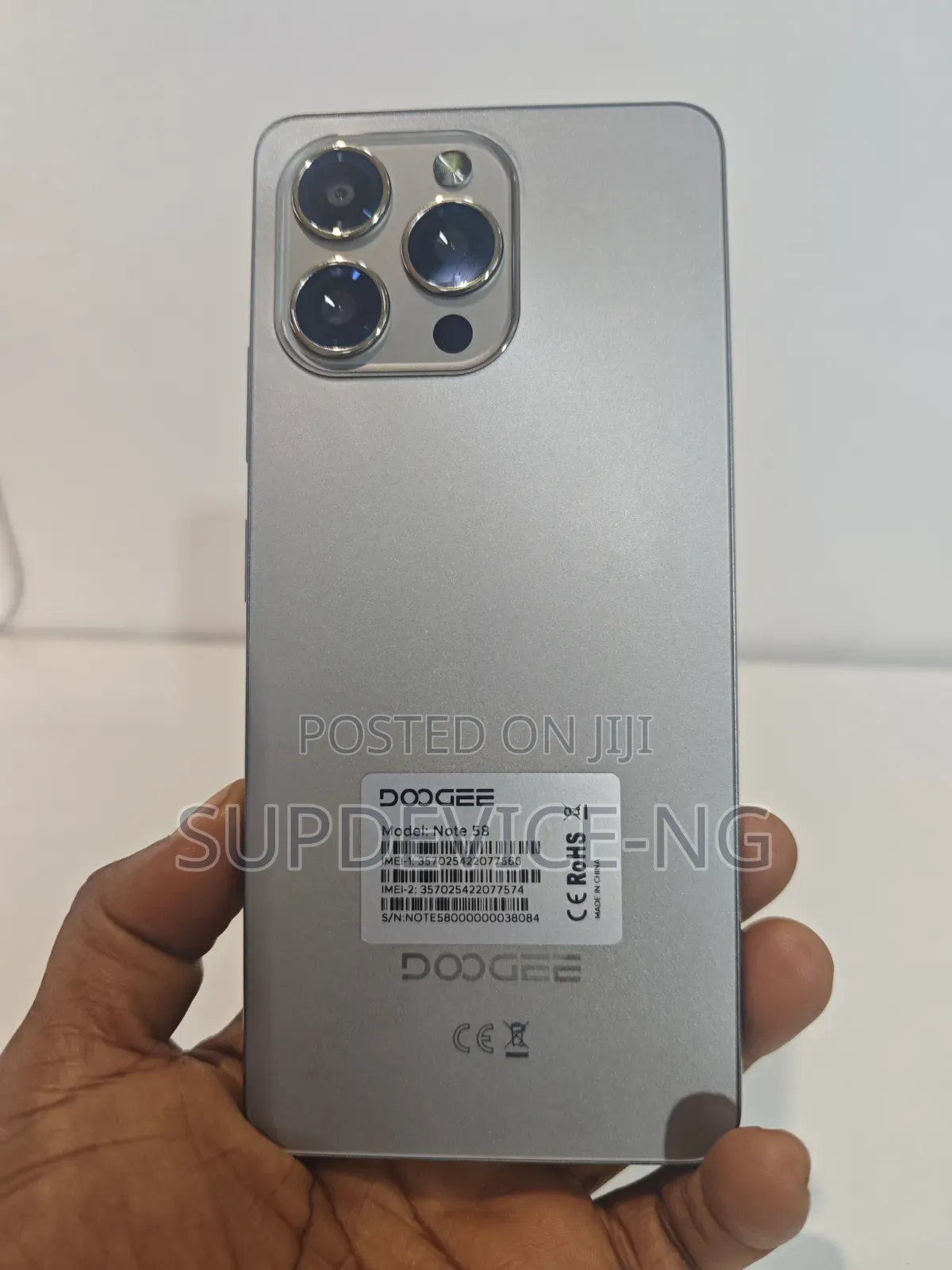 New Doogee Note 58 128 GB Silver