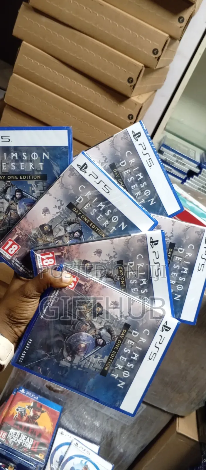 Crimson Desert Day One Edition Ps5 Game Disc