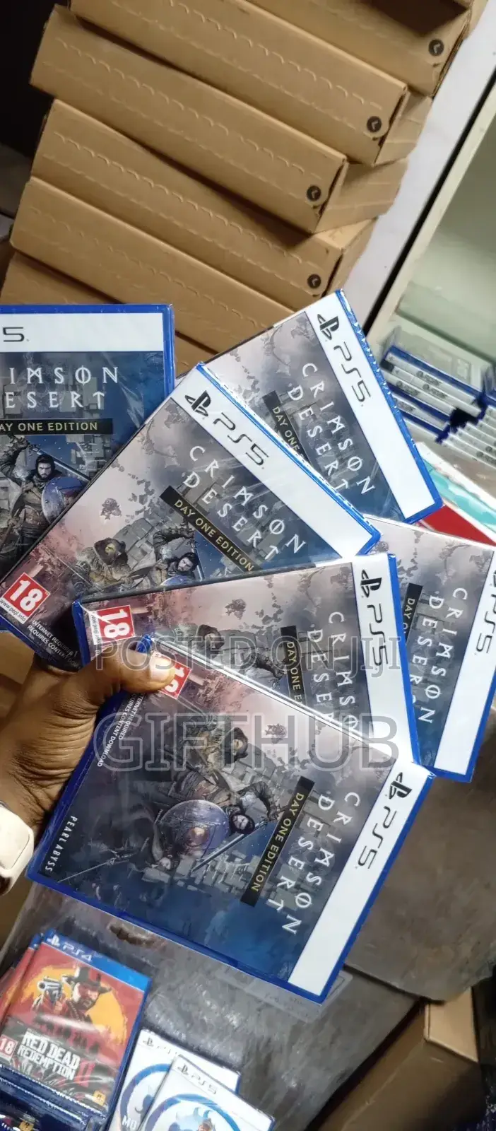 Crimson Desert Day One Edition Ps5 Game Disc