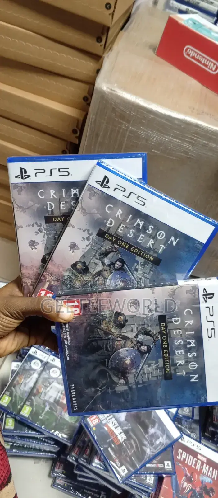Crimson Desert Day One Edition Ps5 Game Disc