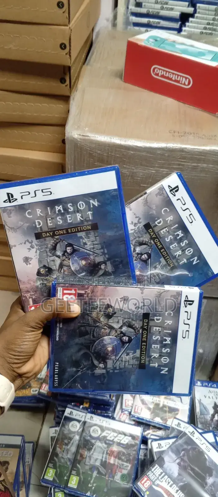 Crimson Desert Day One Edition Ps5 Game Disc