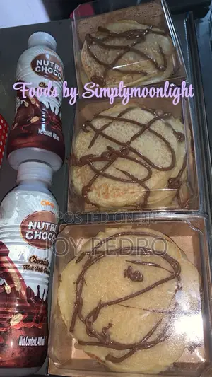 Pancakes And Chocolate Drink