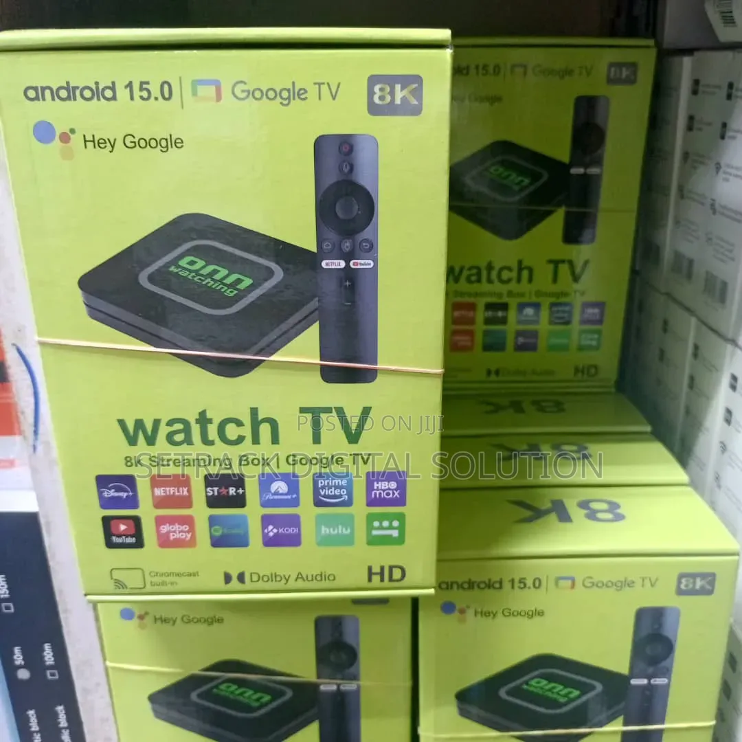 Onn Goggle Tv Streaming Box, Android 15.0.