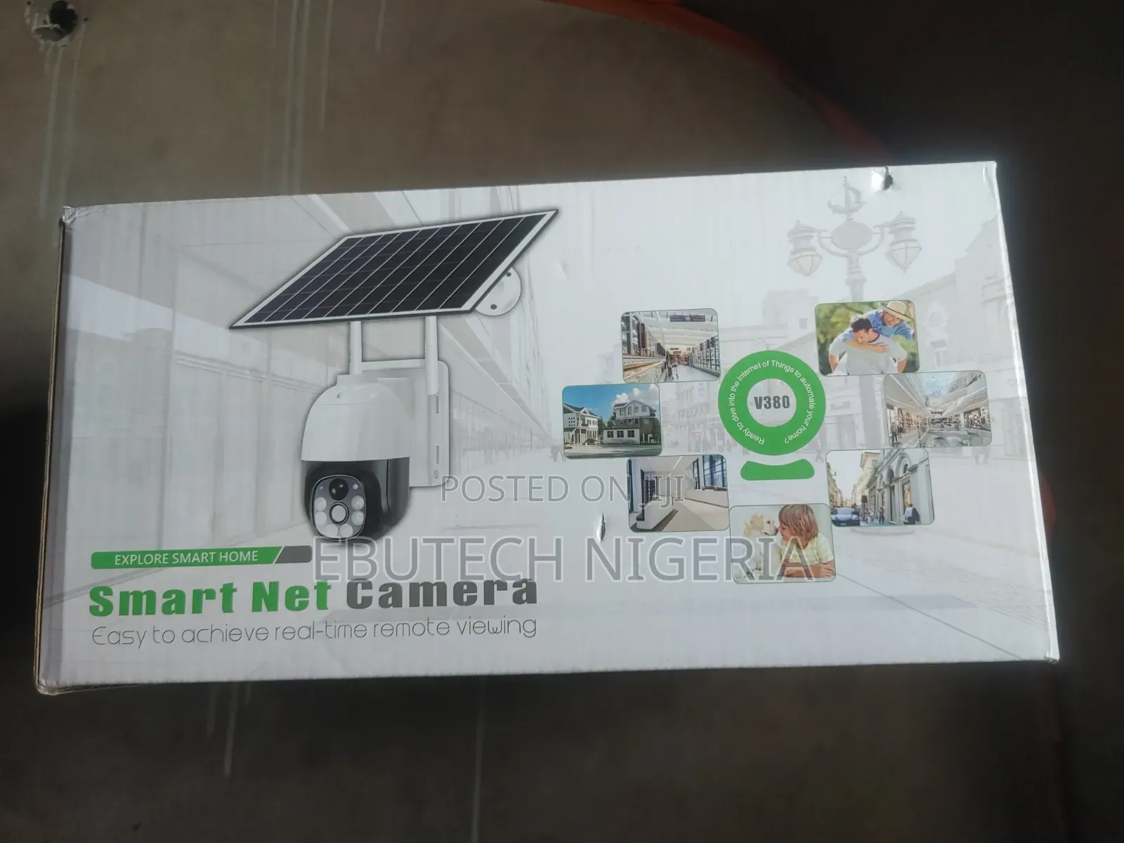 V380 Smart Net Wifi Solar PTZ Security Camera