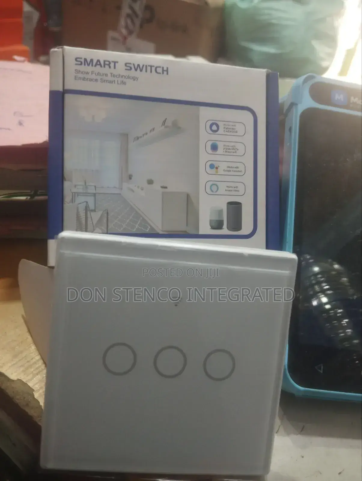 Wifi Tuya Smart Switch 3 Gang Wifi Wall Light Switch
