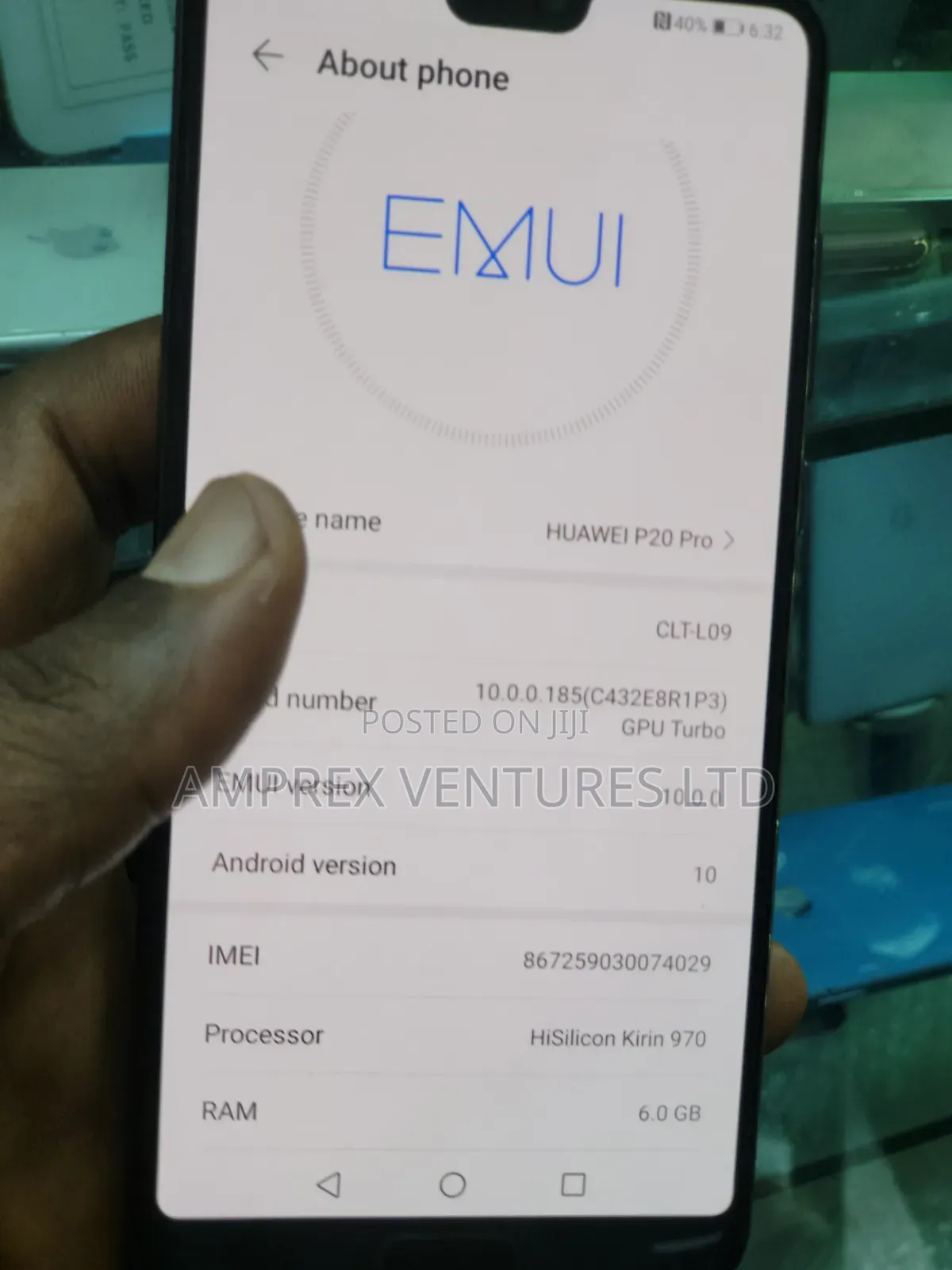 Huawei P20 Pro 128 GB Black