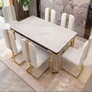 Best Quality Marble Dining Table by 6chair