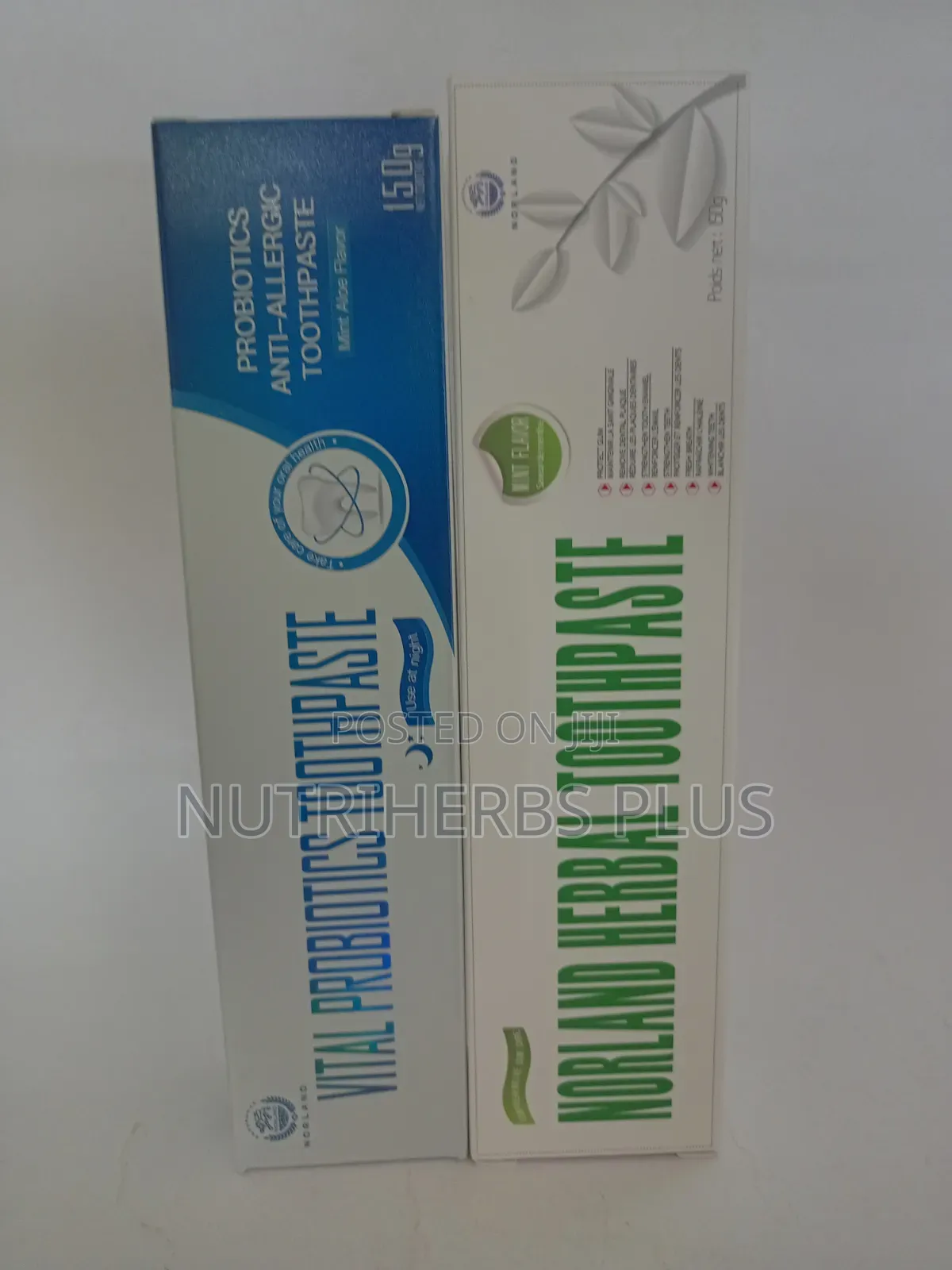 Norland Vital Probiotic Toothpaste and Norland Herbal Toothpaste