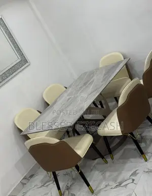 Good Quality Marble Dining Table by 6chair
