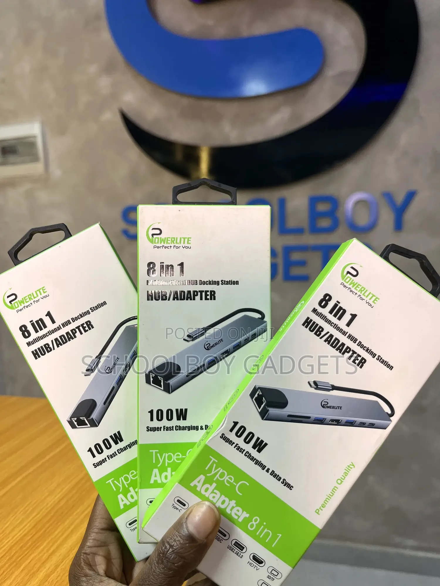 8 in 1 Adapter 100w