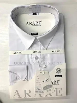 High Quality Plain White Arare Shirt