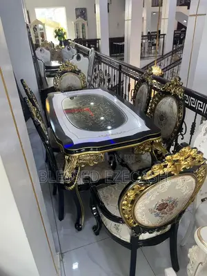 Nice Quality Royal Marble Dining Table by 6chair