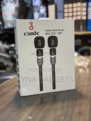 Candc Wireless Interview Dual Microphones Mic 2tx + 1rx
