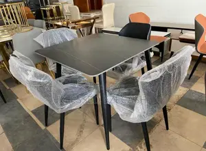 Best Quality Luxury Marble Dining Table by 4chair