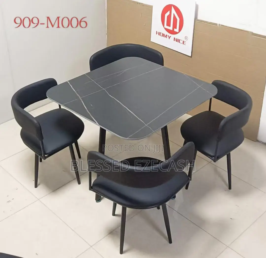 Nice Quality Luxury Marble Dining Table by 4chair