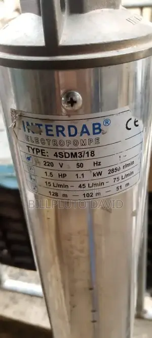 1.5hp Submersible Pump