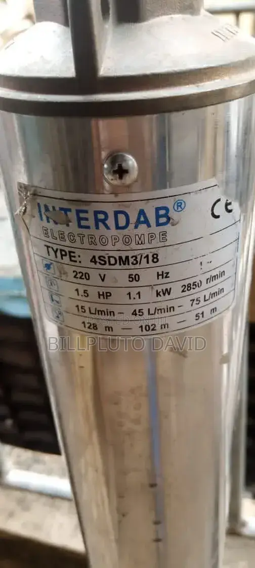 1.5hp Submersible Pump