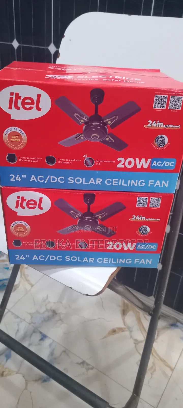 Itel Short Blade Hanging Dc Fan