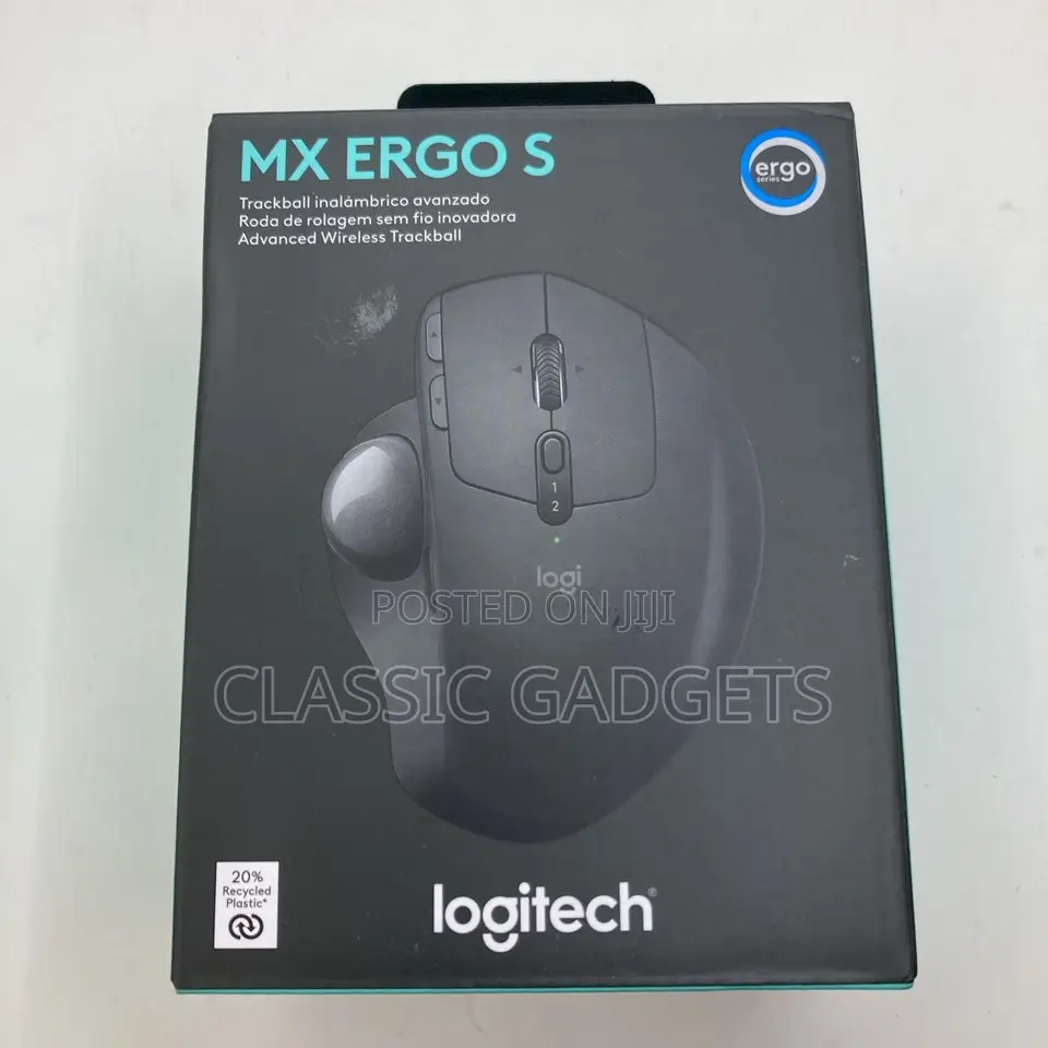 Logitech Mx Ergo S Advanced Wireless Trackball Mouse
