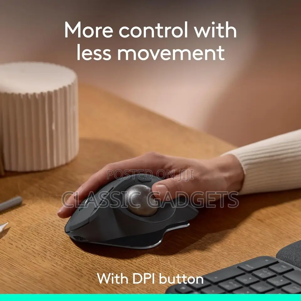 Logitech Mx Ergo S Advanced Wireless Trackball Mouse