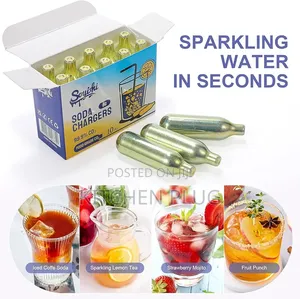 Co2 8g Soda Cartridges for Soda Maker 『 Seltzer Water Cartridges 』