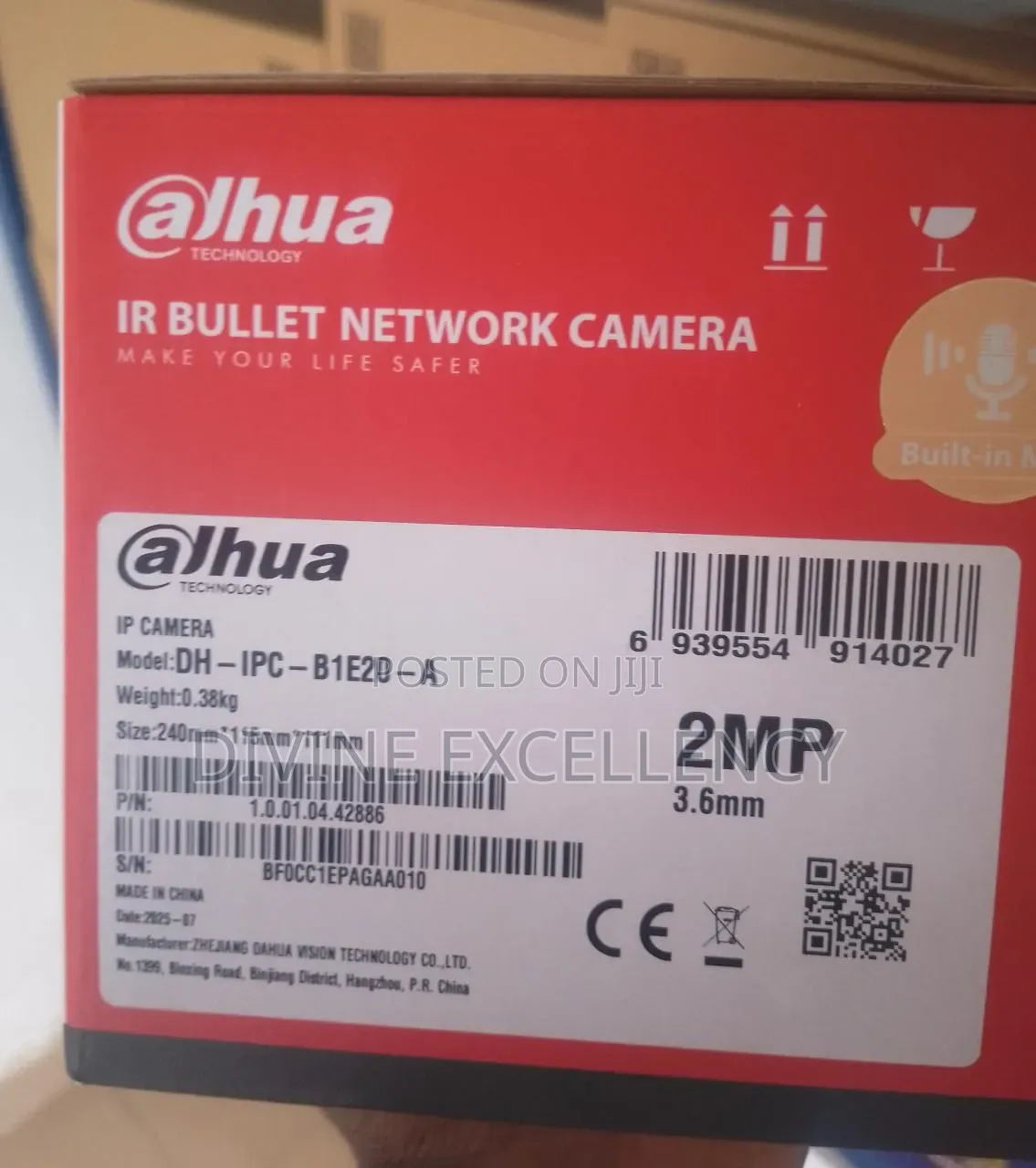 Dahua 2mp Ip Network Camera With Audio