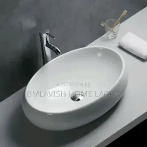 White Oval Counter Top Basin