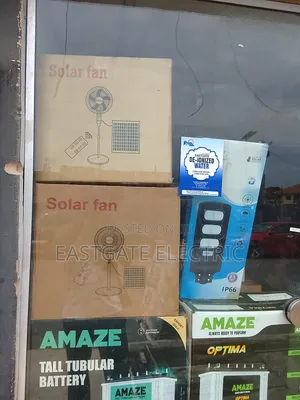 Soft Touch Premium Solar Fan With Remote Control