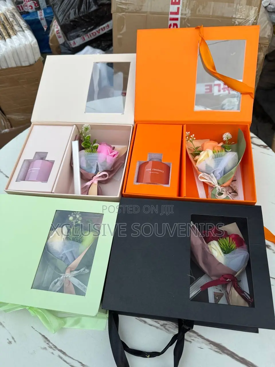 3 in 1 Diffuser and Flower Gift Package