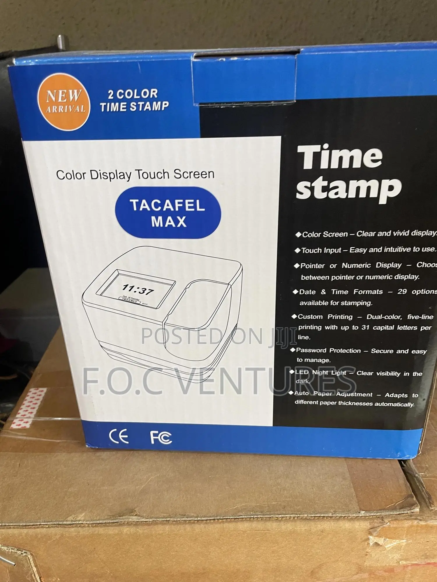 Digital Time Stamp Machine/Time And Date Recorder