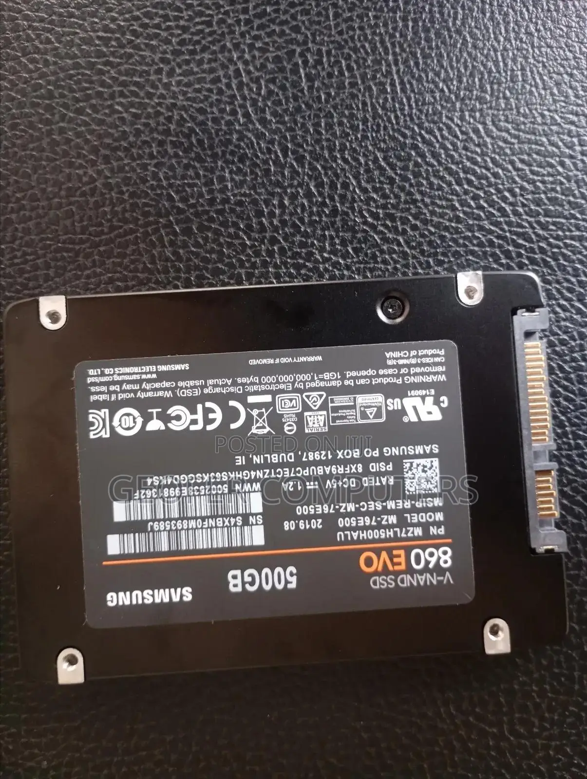 500 Evo Samsung SSD