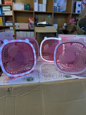 Desktop Fan With Led Light