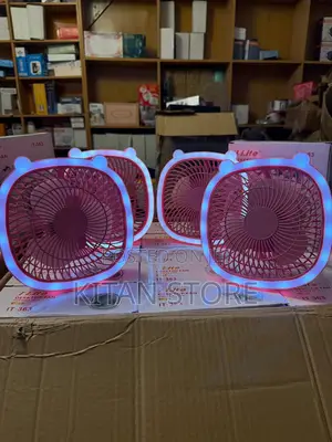 Desktop Fan With Led Light