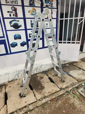 12 Step Multipurpose Alimunium Folding Ladder, 3 4m, 7in1, 3x4