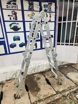12 Step Multipurpose Alimunium Folding Ladder, 3 4m, 7in1, 3x4