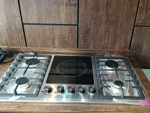 Turkish Style 4+1 Auto Ignition Gas and Electric Hob Stainless.