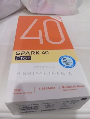 Tecno Spark 40 Pro+ 256 GB Black