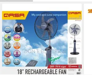 Gasa Rechargeable Standing Fan 18inches