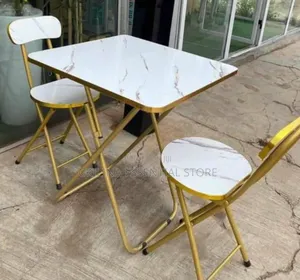 Foldable Reading/Laptop Table 2 Chairs for Home and Office